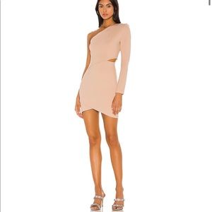 NBD Jackie mini dress taupe